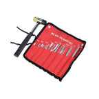Jeu de chasse goupilles multi formats avec trousse roulante compacte 