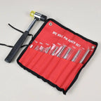 Jeu de chasse goupilles multi formats avec trousse roulante compacte 