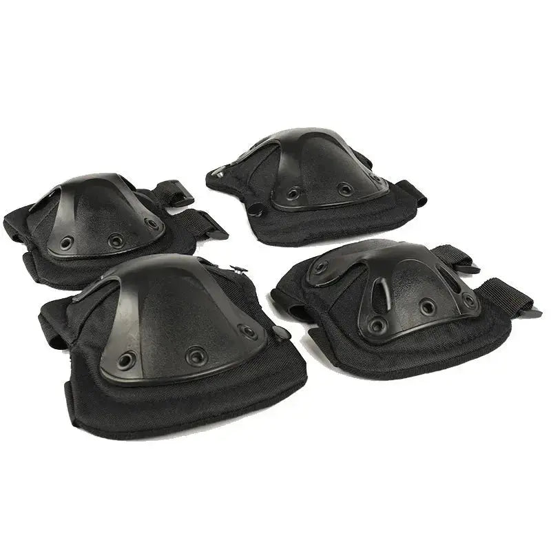 Kit coudières et genouillères tactiques basiques 