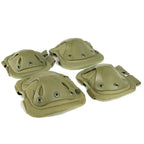 Kit coudières et genouillères tactiques basiques 