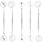Kit de nettoyage compact avec brosses métal et outils de grattage 