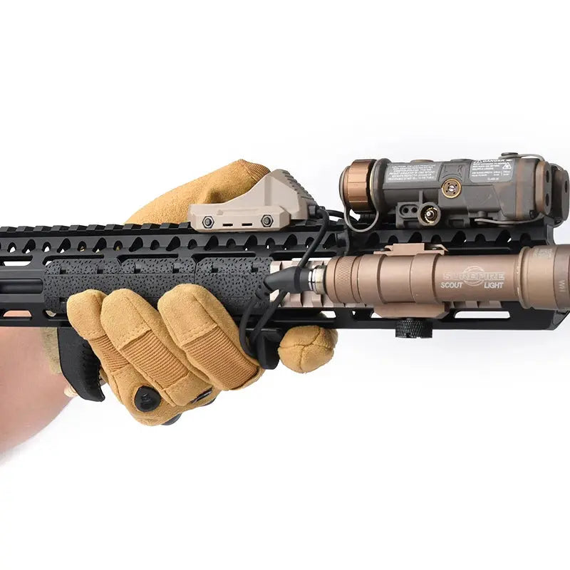 Kit poignée grip hand stop tactique compatible types HK416 et AR15 