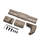 Kit poignée grip hand stop tactique compatible types HK416 et AR15 