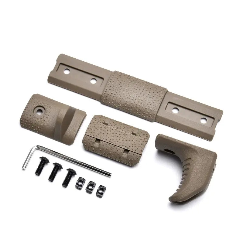 Kit poignée grip hand stop tactique compatible types HK416 et AR15 