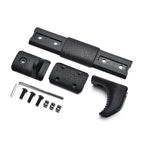Kit poignée grip hand stop tactique compatible types HK416 et AR15 