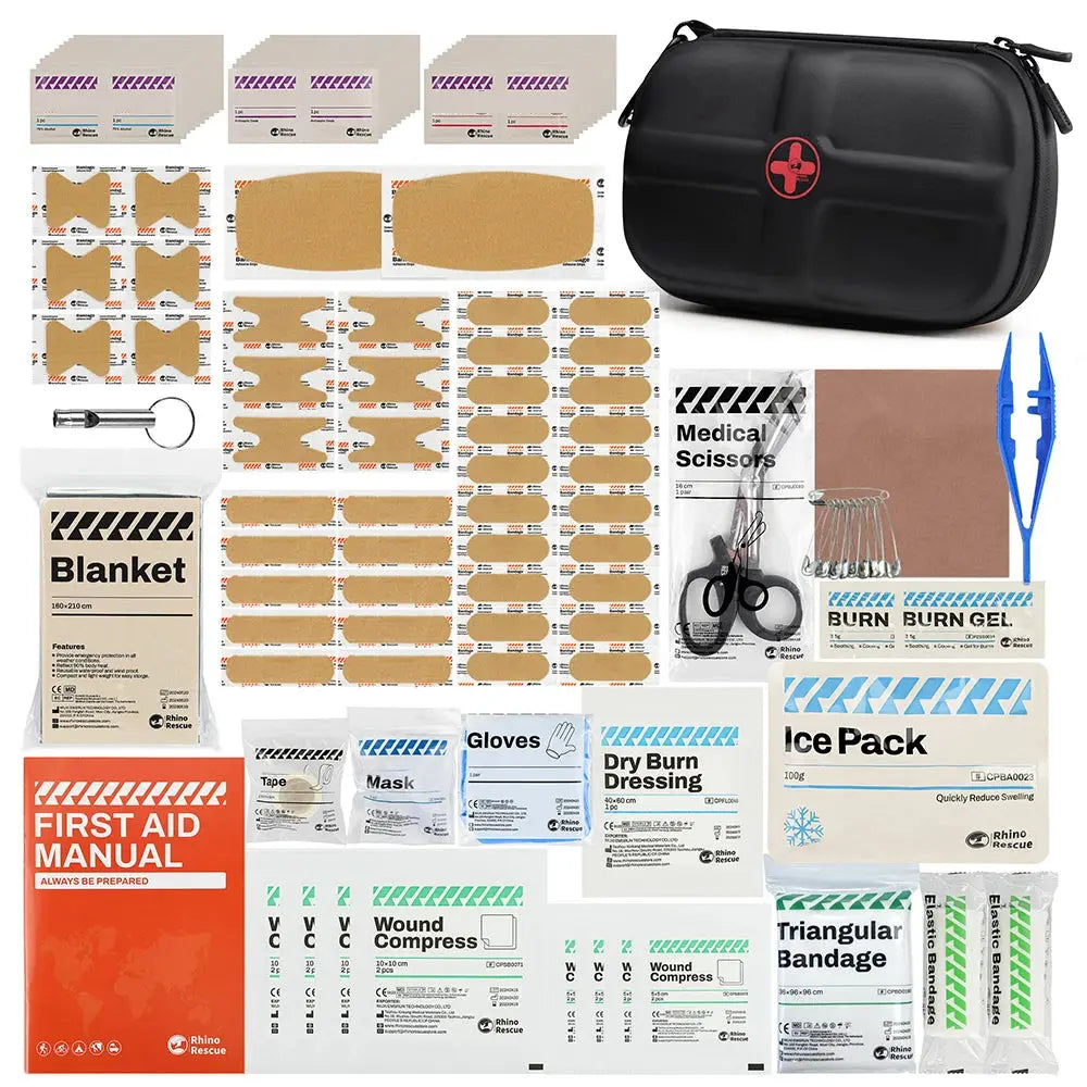Kit premiers secours étanche complet matériel médical terrain survie Zone Tactique