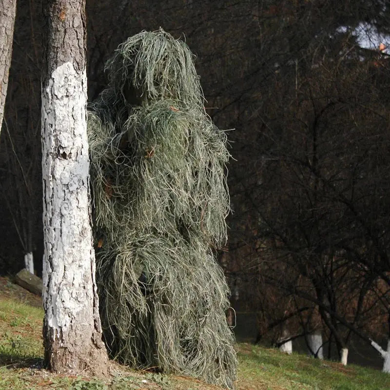Kit tenue complète camouflage ghillie 3D dissimulation avancée 