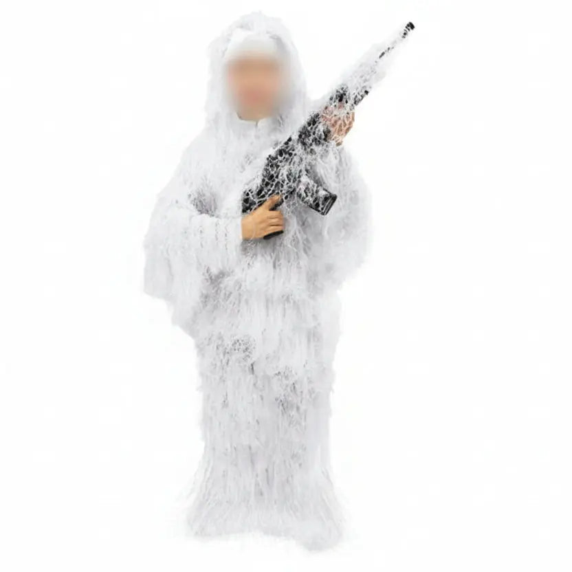 Kit tenue complète camouflage ghillie 3D dissimulation avancée Zone Tactique