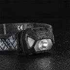 Lampe frontale résistante USB multi modes éclairage terrain Zone Tactique