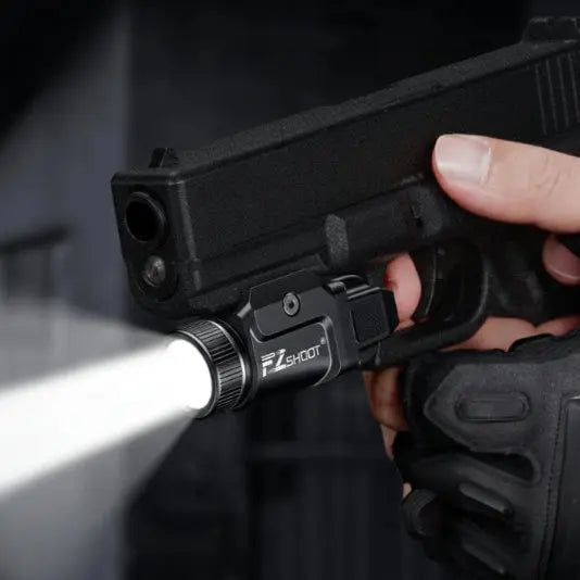 Lampe tactique compacte PA fixation rail Picatinny Zone Tactique
