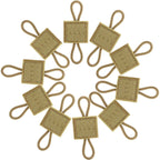 Lot de 10 Cordes élastiques tactiques MOLLE pour fixation équipement Zone Tactique