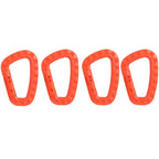 Lot de 4 Mousquetons tactiques en polymère renforcé Zone Tactique