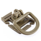 Lot de 4 anneaux tactiques porte équipement rotatifs fixation MOLLE Zone Tactique