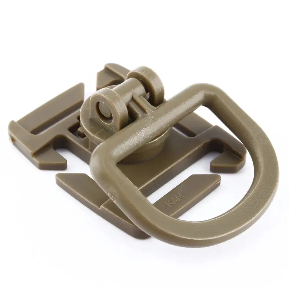 Lot de 4 anneaux tactiques porte équipement rotatifs fixation MOLLE Zone Tactique