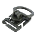 Lot de 4 anneaux tactiques porte équipement rotatifs fixation MOLLE Zone Tactique