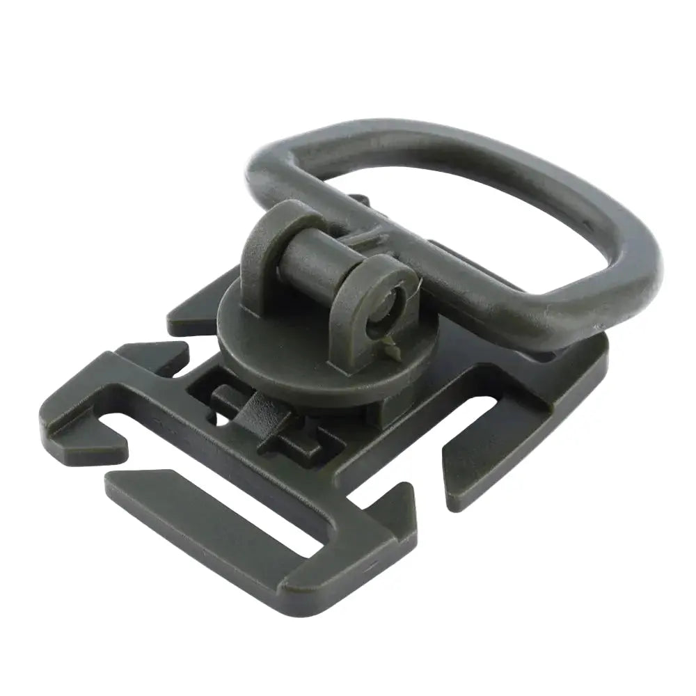 Lot de 4 anneaux tactiques porte équipement rotatifs fixation MOLLE Zone Tactique