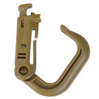 Lot de 5 Mousquetons tactiques Grimloc compatibles MOLLE 