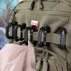 Lot de 5 Mousquetons tactiques Grimloc compatibles MOLLE 