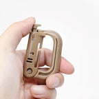 Lot de 5 Mousquetons tactiques Grimloc compatibles MOLLE 