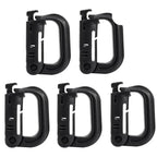 Lot de 5 Mousquetons tactiques Grimloc compatibles MOLLE 
