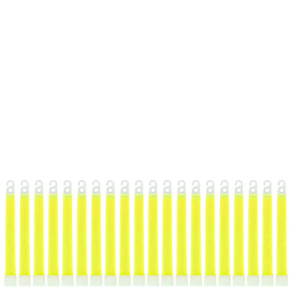 Lot de cyalumes chemlights jaunes haute visibilité signalisation Zone Tactique