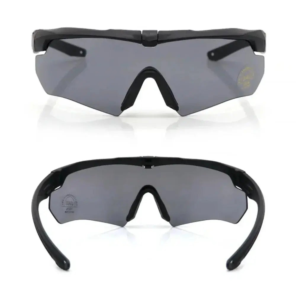 Lunettes balistiques tactiques de tir protection visuelle anti éclats 