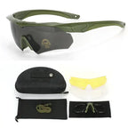 Lunettes balistiques tactiques de tir protection visuelle anti éclats 