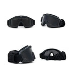Masque tactique de protection visuelle anti reflets avec traitement UV 