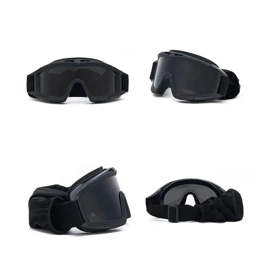 Masque tactique de protection visuelle anti reflets avec traitement UV 