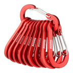 Mousquetons tactiques légers en aluminium Zone Tactique