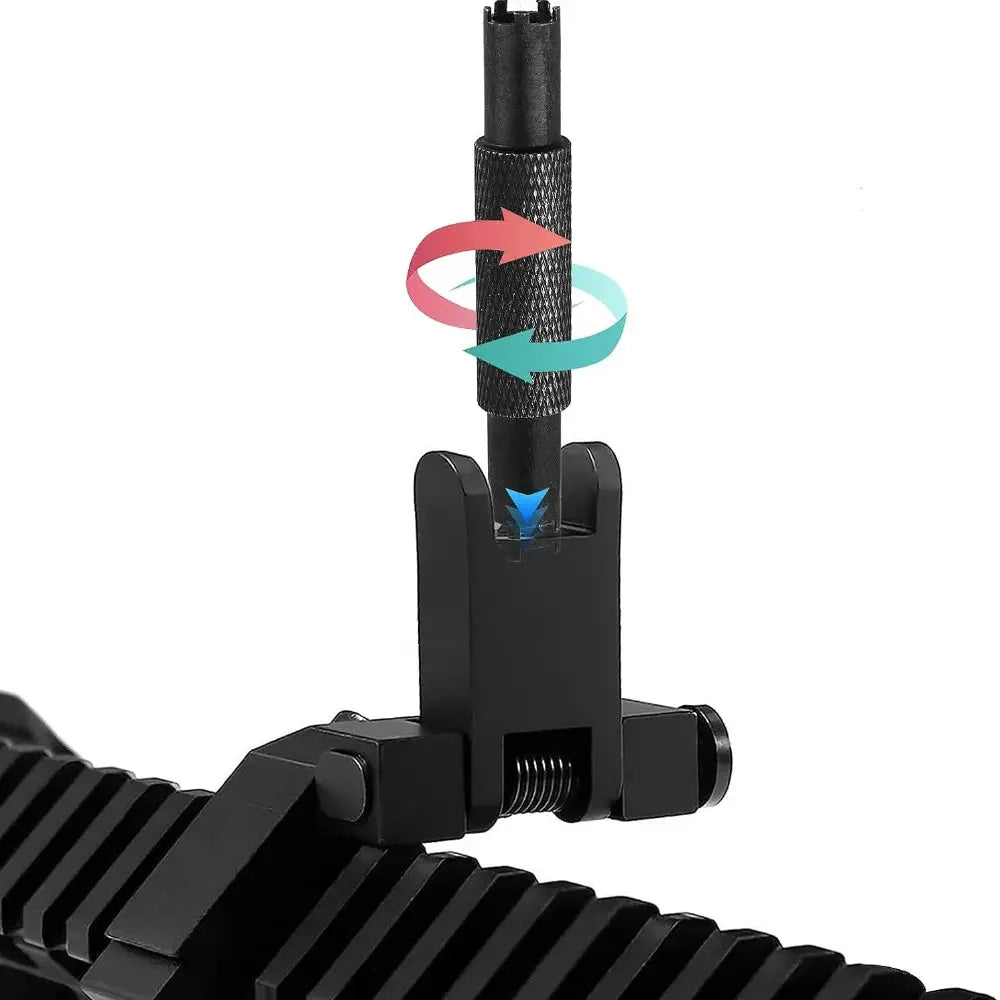 Outil de démontage et réglage pour guidon et hausse 