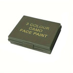 Palette peinture camouflage visage 3 couleurs avec miroir Zone Tactique