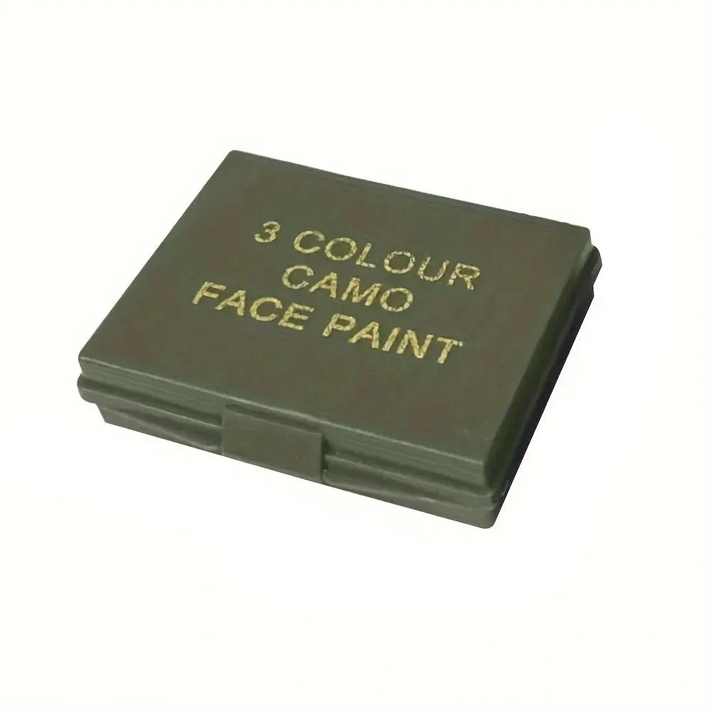 Palette peinture camouflage visage 3 couleurs avec miroir Zone Tactique