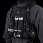 Panneau élastique MOLLE tactique porte accessoires et cables 