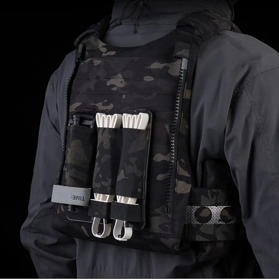 Panneau élastique MOLLE tactique porte accessoires et cables 