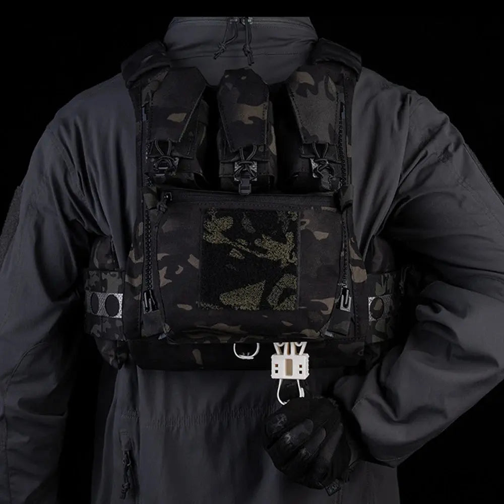 Panneau élastique MOLLE tactique porte accessoires et cables 
