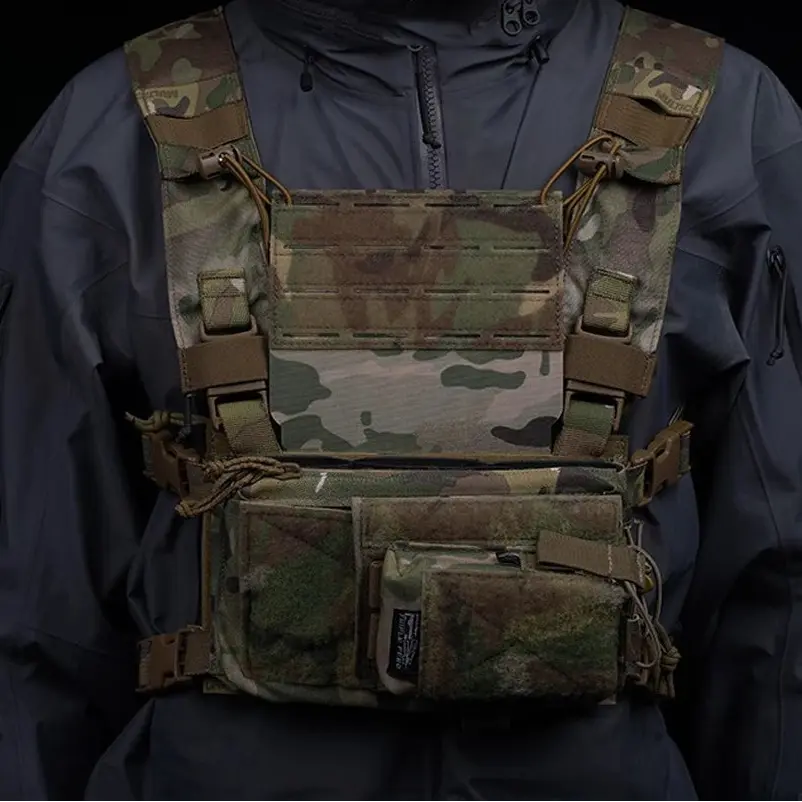 Panneau frontal extension chest rig MOLLE avec VELCRO 