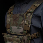 Panneau frontal extension chest rig MOLLE avec VELCRO 