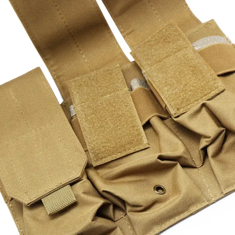 Panneau triple porte-chargeur 5.56 - Fermeture à Velcro Zone Tactique