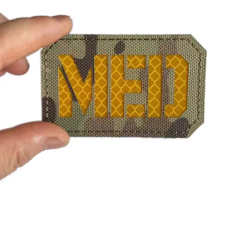 Patch MED médical camouflage réfléchissant velcro tactique 