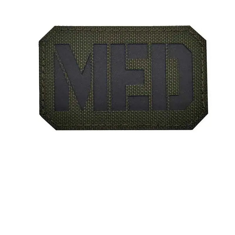 Patch MED médical camouflage réfléchissant velcro tactique 