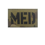Patch MED médical camouflage réfléchissant velcro tactique 
