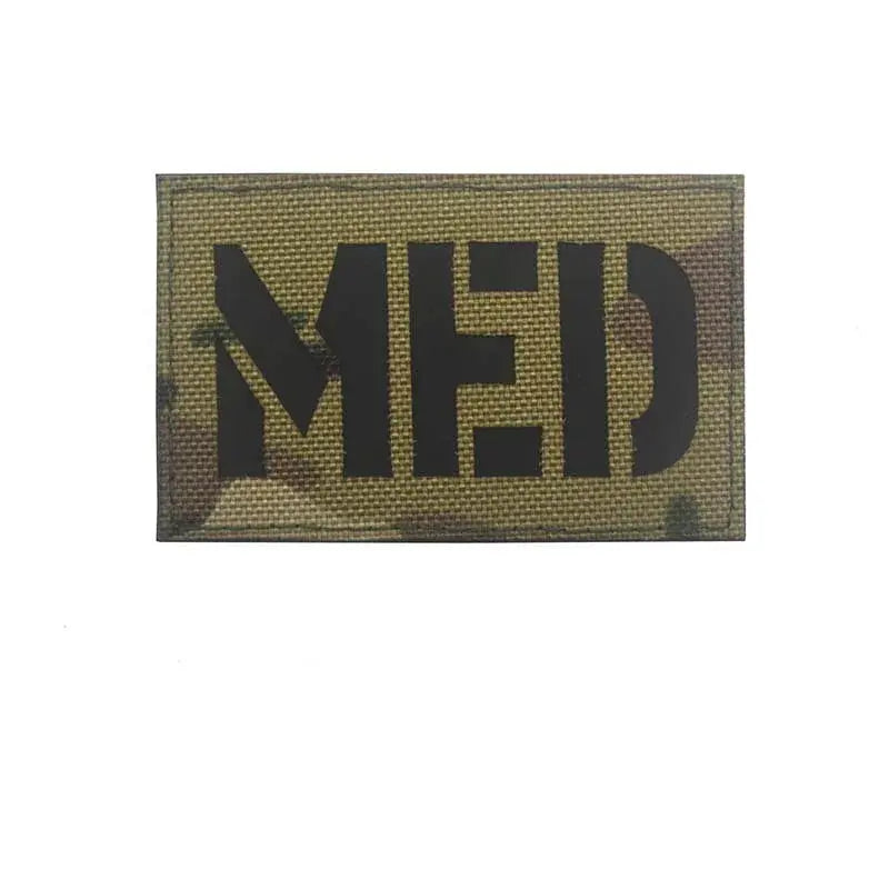 Patch MED médical camouflage réfléchissant velcro tactique 