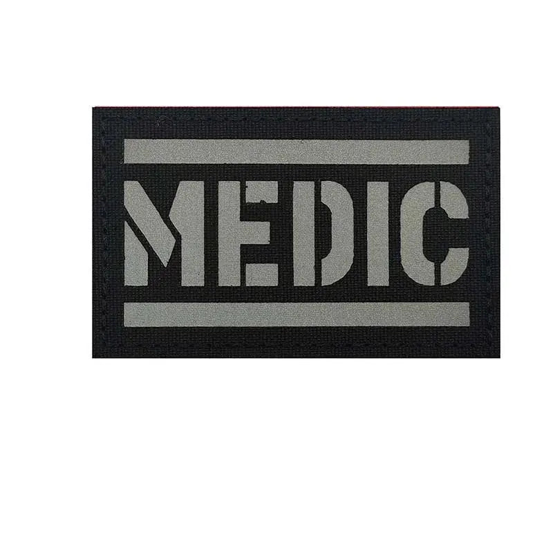 Patch MEDIC médical tactique réfléchissant identification 