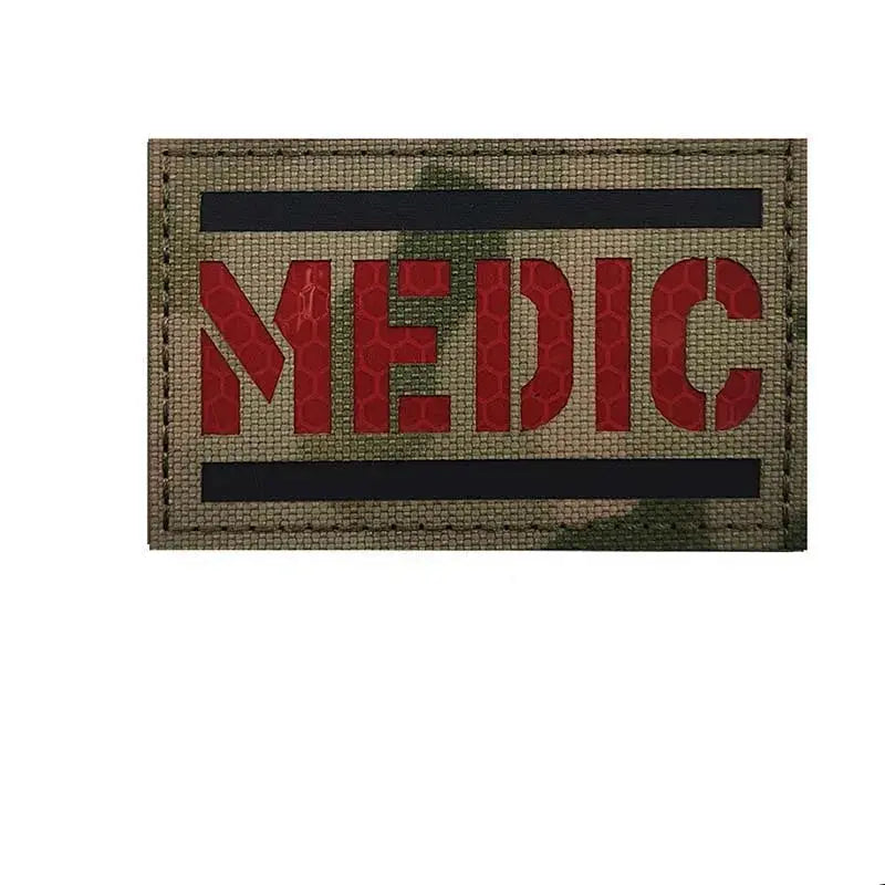 Patch MEDIC médical tactique réfléchissant identification 