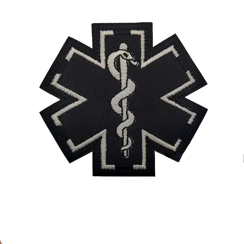 Patch étoile de vie médicale en tissu avec velcro 