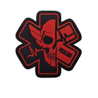 Patch étoile de vie médicale en tissu avec velcro 