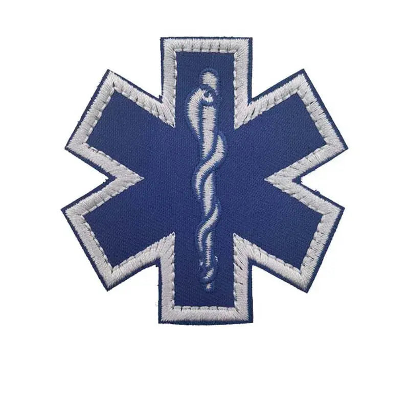 Patch étoile de vie médicale en tissu avec velcro 
