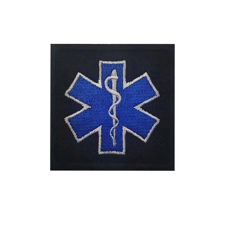 Patch étoile de vie médicale en tissu avec velcro 
