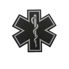 Patch étoile de vie médicale réfléchissante fixation velcro 